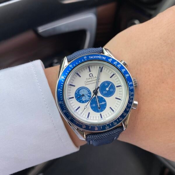 Omega Speedmaster  Automatic – Blue Edition - Image 3