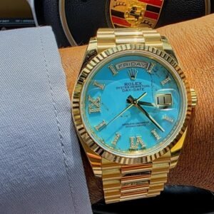 Rolex Daydate Automatic – Gold / turquoise dials